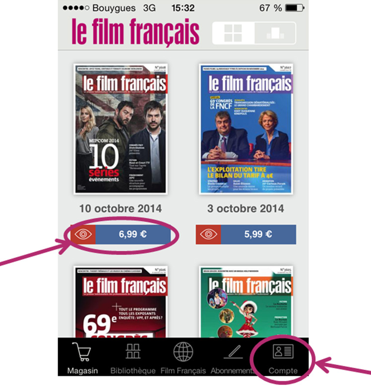 Version numérique du magazine