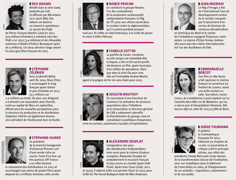 Trophees 2015 du film français